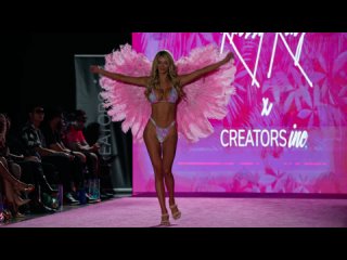 bri stern in slow motion - miami swim week 2023