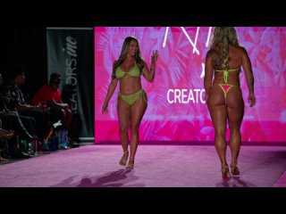 kelly kay in slow motion - miami swim week 2023 huge tits big ass natural tits milf